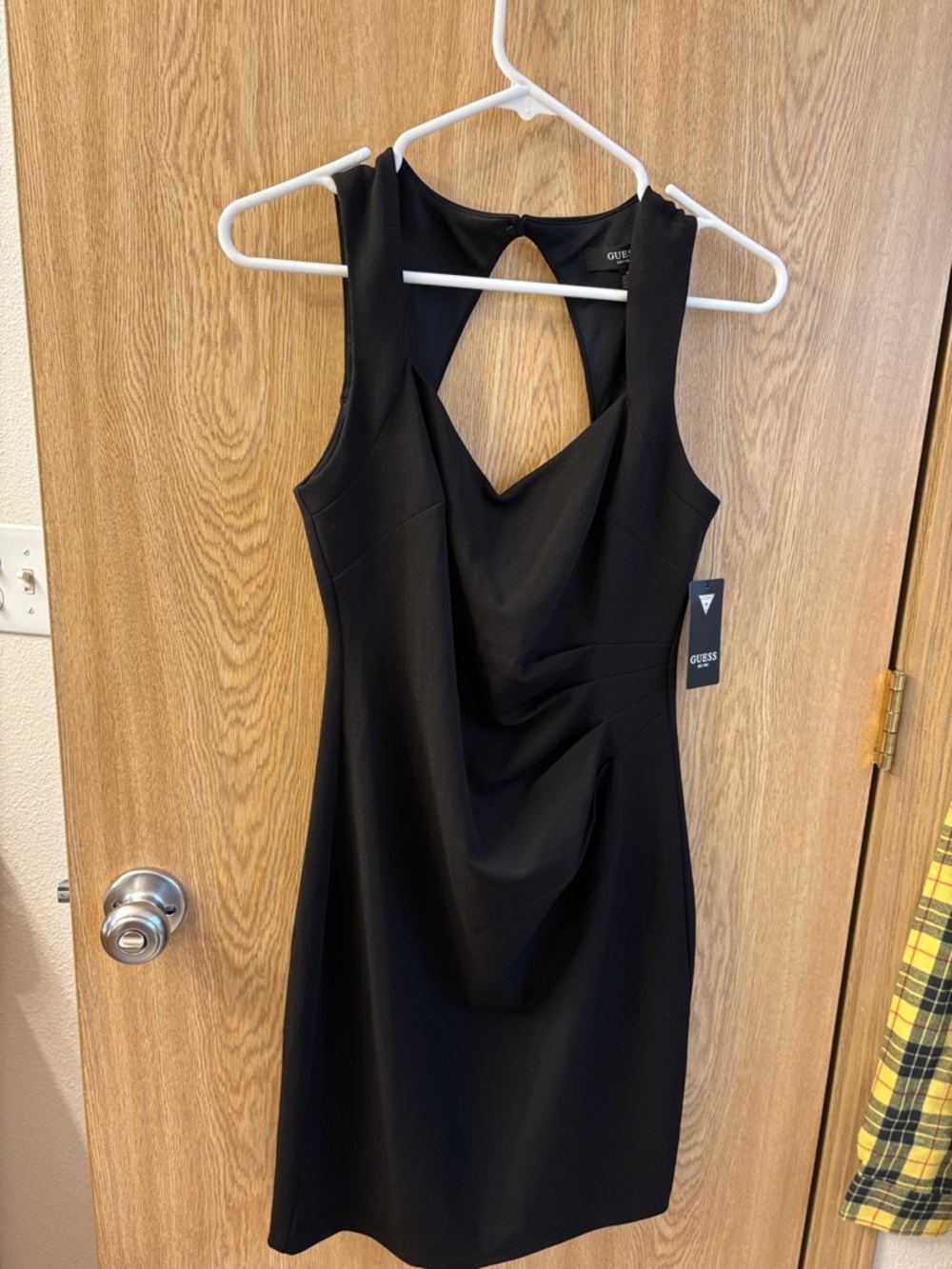 Guess Black Backless Sheath Dress